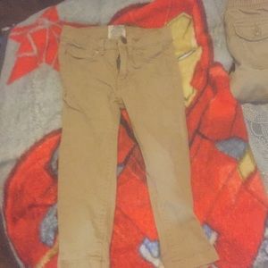 Skinny khaki pants